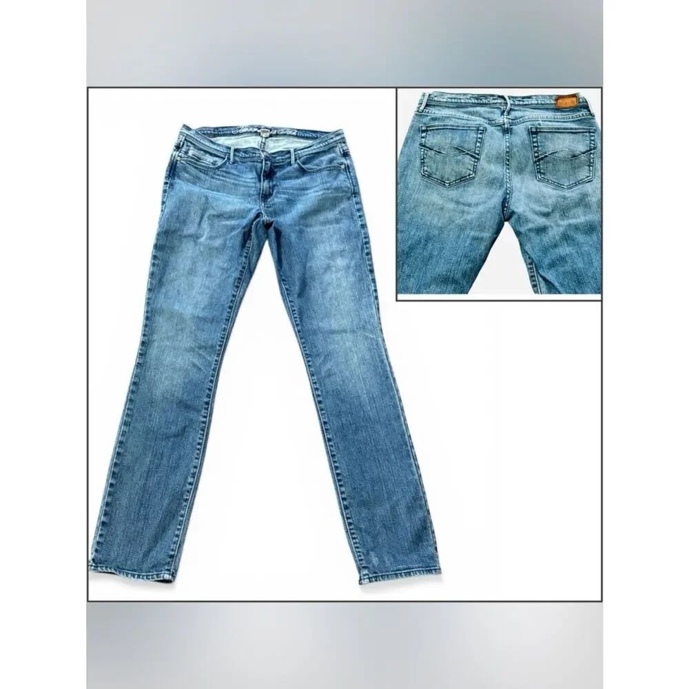 Abercrombie & Fitch Medium Wash Skinny Fit Jeans Size 10